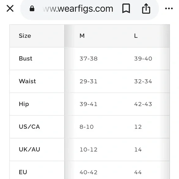 Figs black scrub pants - size large - Picture 12 of 12